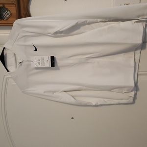 White nike zip up size xs women